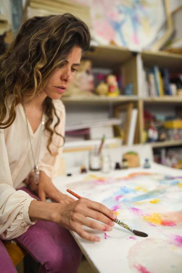 In my studio Ibiza. Photo Benoit Parisot